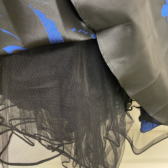 Mon Cheri High Low Illusion mesh sweetheart neckline gown - Picture 7 of 16